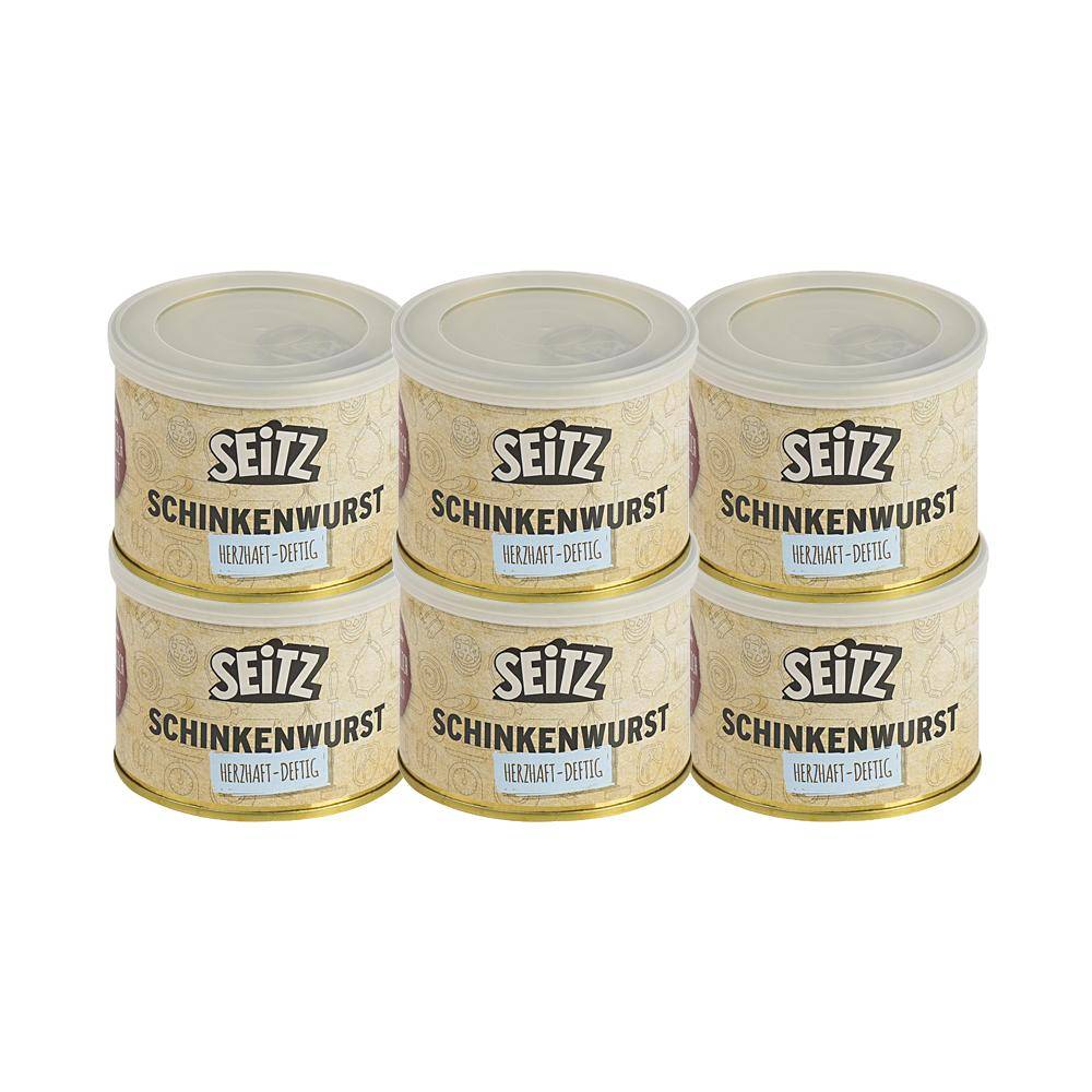 Seitz - Vollkonserven Schinkenwurst, 6 x 200 g Dose