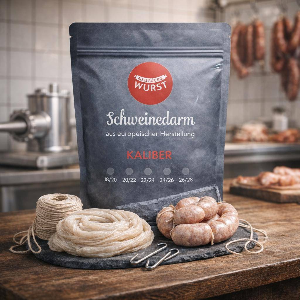 Alles für die Wurst - Schweinedarm, 36 | ++ mm, 10 Meter Alles für die Wurst - Schweinedarm, 36 | ++ mm, 10 Meter