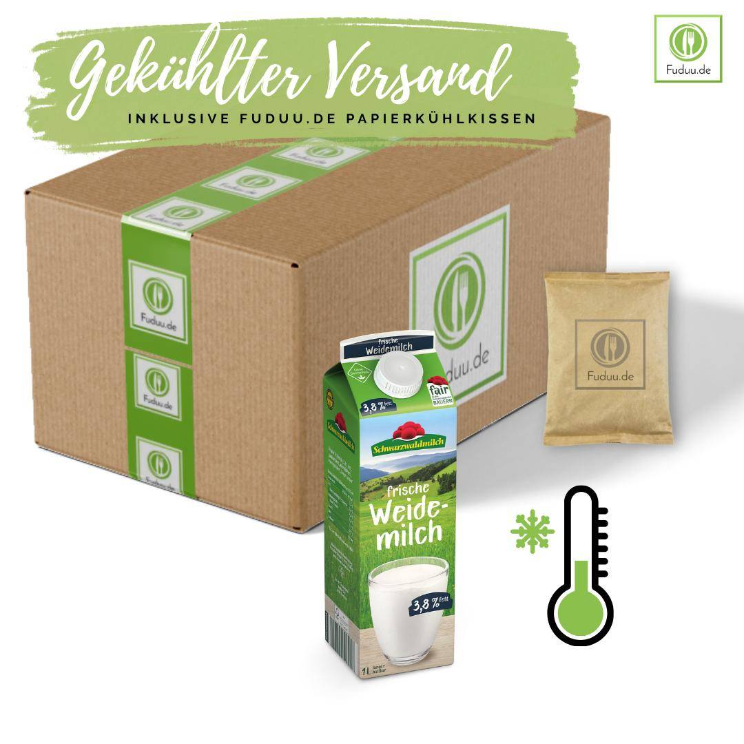 Schwarzwaldmilch - frische Weidemilch 3,8%, 10 x 1 Liter