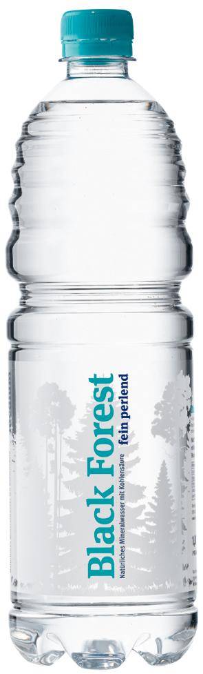Black Forest - Mineralwasser fein perlend, 6 x 1 l (inkl. Pfand)