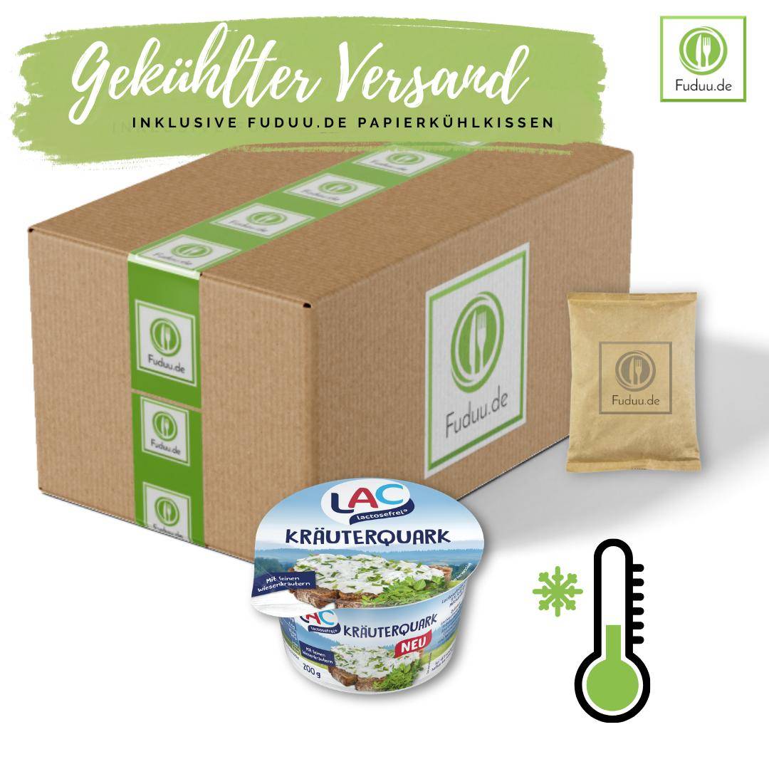 LAC - Kräuterquark, 4%, 8 x 200 g Becher