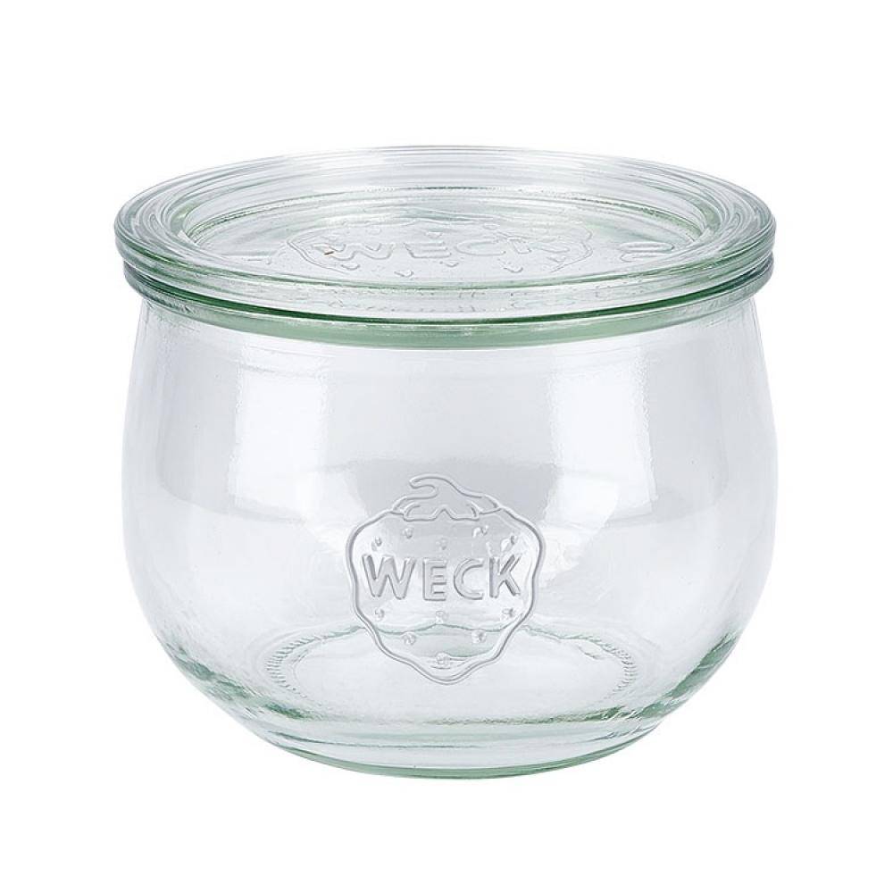 Weck - Tulpenglas mit Deckel, 580 ml, 744, 6 Stück
