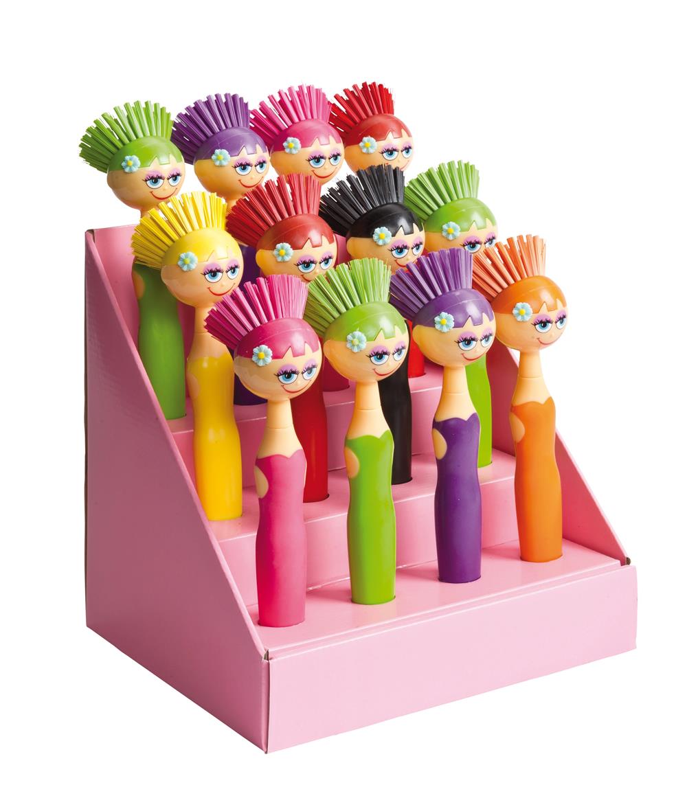 Haug - Girl Spülbürste, rund rosa/berry Haug - Girl Spülbürste, rund rosa/berry