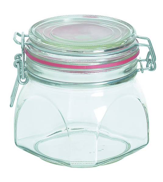 Fuduu.de - Spannbügelglas, 630 ml Glas Fuduu.de - Spannbügelglas, 630 ml Glas