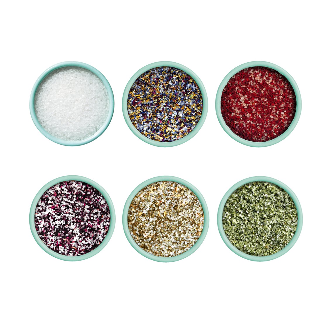 Sal de Ibiza - Salzstreuer "Granito" Probierset, 6-teilig Sal de Ibiza - Salzstreuer "Granito" Probierset, 6-teilig