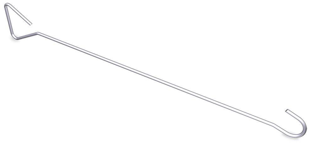 Ziehhaken aus Edelstahl 65 cm INOX