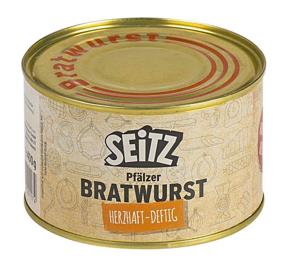 Seitz - Vollkonserven Bratwurst, 400 g Dose Seitz - Vollkonserven Bratwurst, 400 g Dose