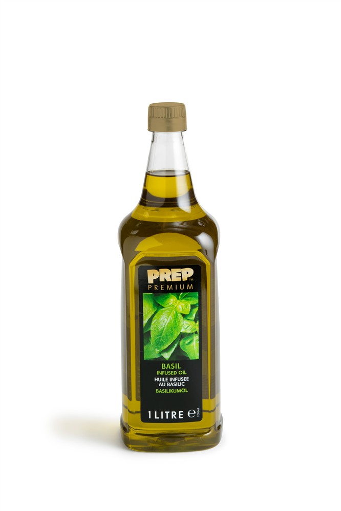 PREP Premium Spezialöle - Basilikumöl, 1 l Flasche PREP Premium Spezialöle - Basilikumöl, 1 l Flasche