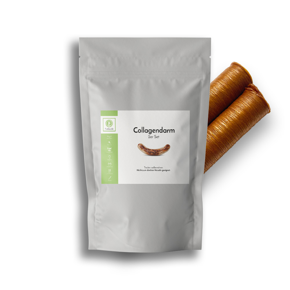 Fuduu.de - Collagendärme, rauchbraun, 2er Set, Kal: 25, L: ca. 30 m Fuduu.de - Collagendärme, rauchbraun, 2er Set, Kal: 25, L: ca. 30 m