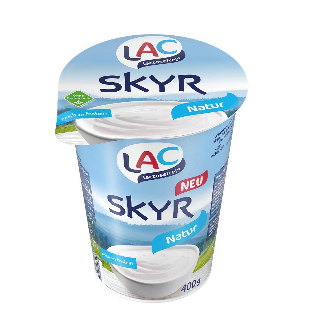 LAC - Skyr Natur, 0,2%, 8 x 400 g Becher