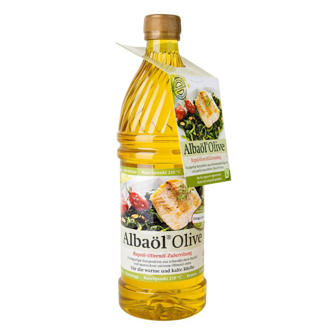 Albaöl - Air Fryer Spray, 190 ml Flasche + Albaöl Olive, 750 ml Flasche Albaöl - Air Fryer Spray, 190 ml Flasche + Albaöl Olive, 750 ml Flasche