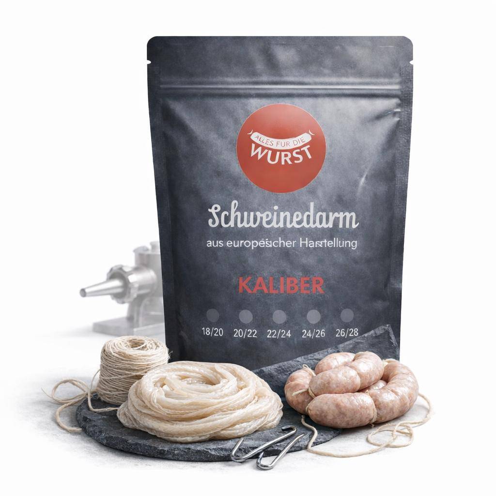 Alles für die Wurst - Schweinedarm, 36 | ++ mm, 25 Meter Alles für die Wurst - Schweinedarm, 36 | ++ mm, 25 Meter