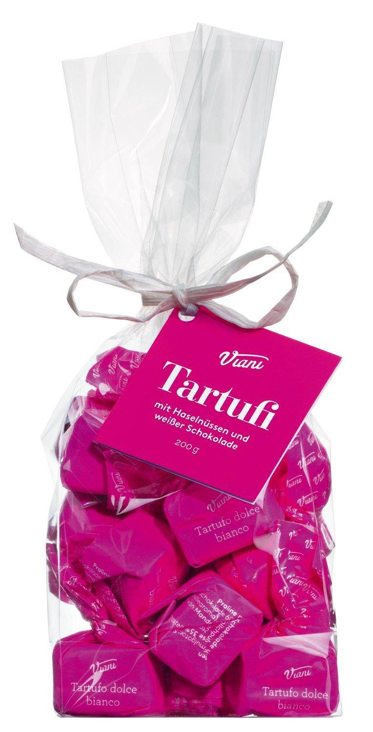 Viani - Tartufi dolci bianchi, 200 g Beutel - MHD: 30.08.2025
