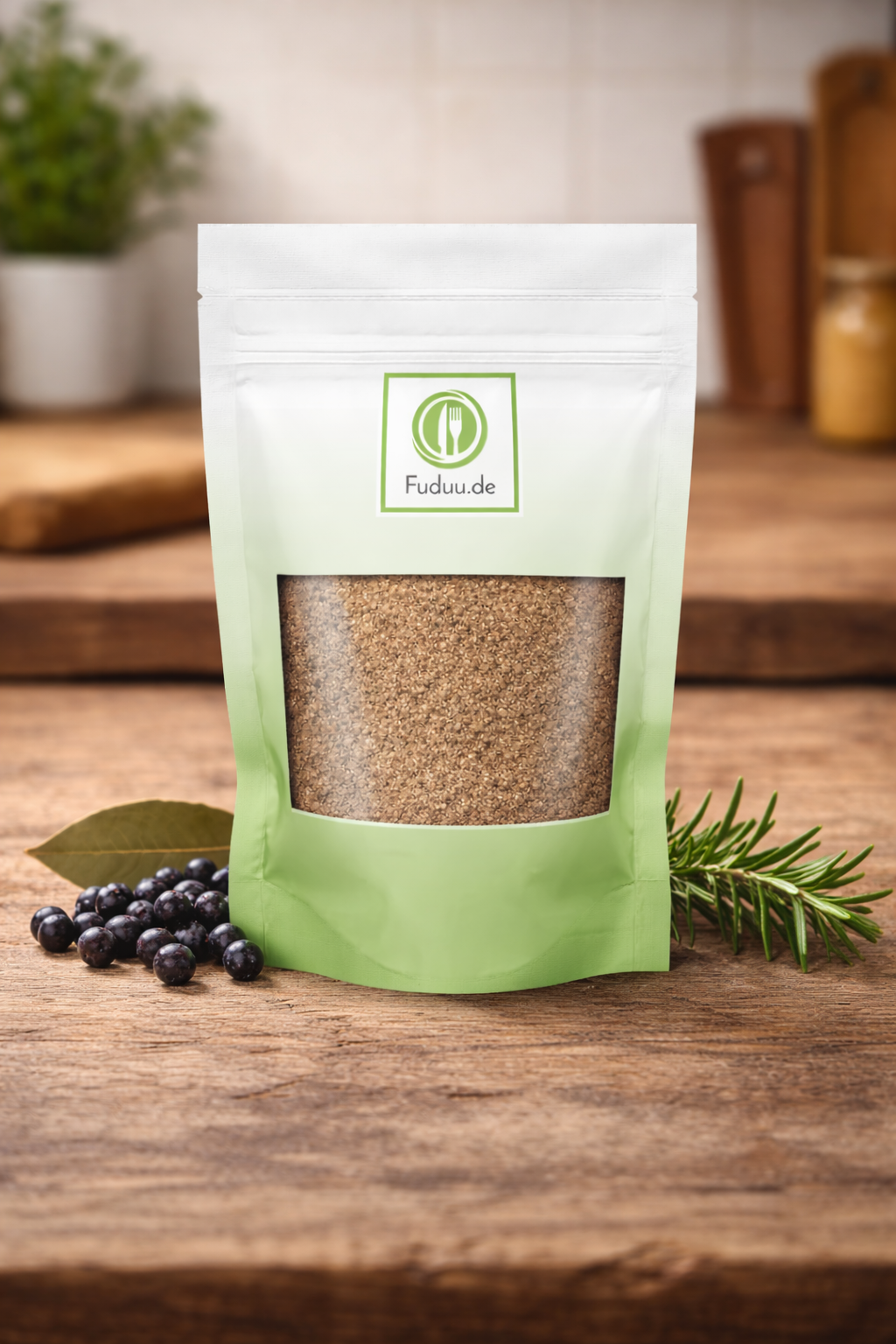 Fuduu.de - Wacholderbeeren gemahlen, 1 kg Beutel Fuduu.de - Wacholderbeeren gemahlen, 1 kg Beutel