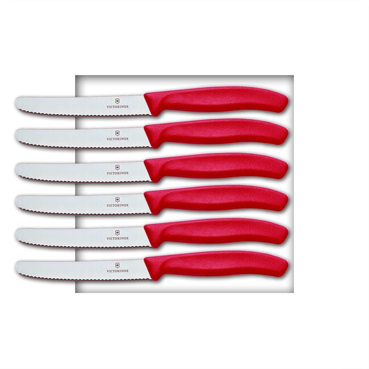 Victorinox - Tafelmesser-Set, rot, 6.7836.L Victorinox - Tafelmesser-Set, rot, 6.7836.L