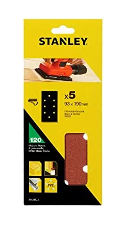 Stanley - Schleifblätter STA31522-XJ, 5 Stück