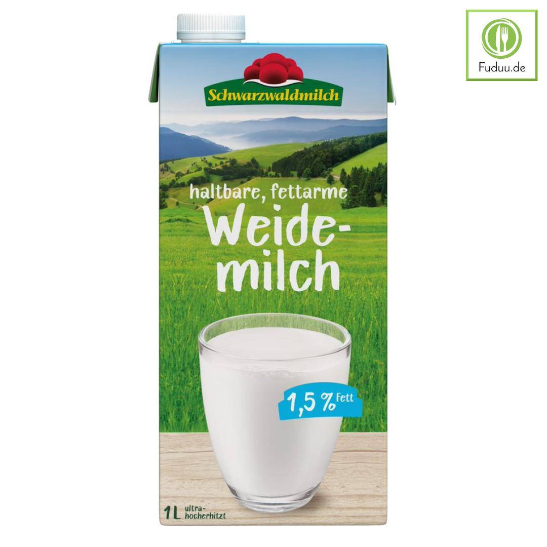 Schwarzwaldmilch - H-Weidemilch 1,5%, 12 x 1 Liter Schwarzwaldmilch - H-Weidemilch 1,5%, 12 x 1 Liter