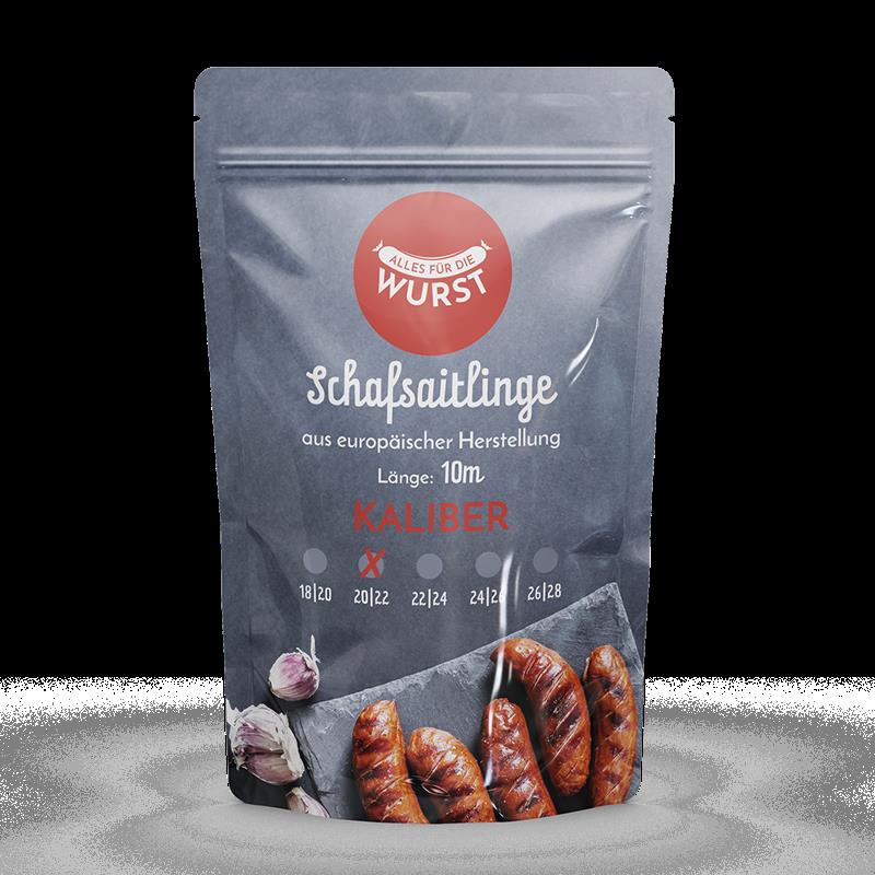 Alles für die Wurst - Irische Schafsaitlinge, 20 | 22 mm, 10 Meter