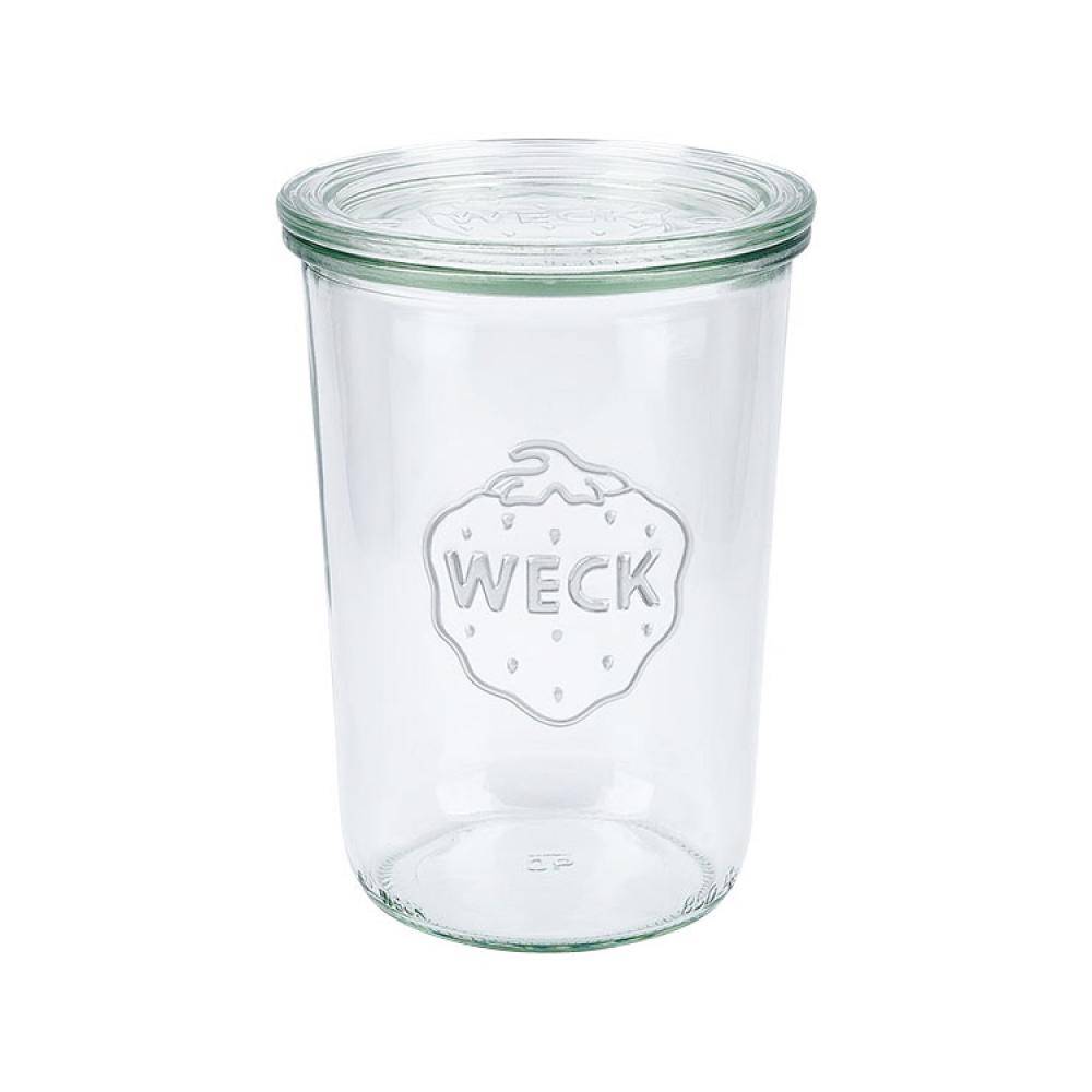Weck - Sturzglas mit Deckel, 850 ml, 743, 6 Stück