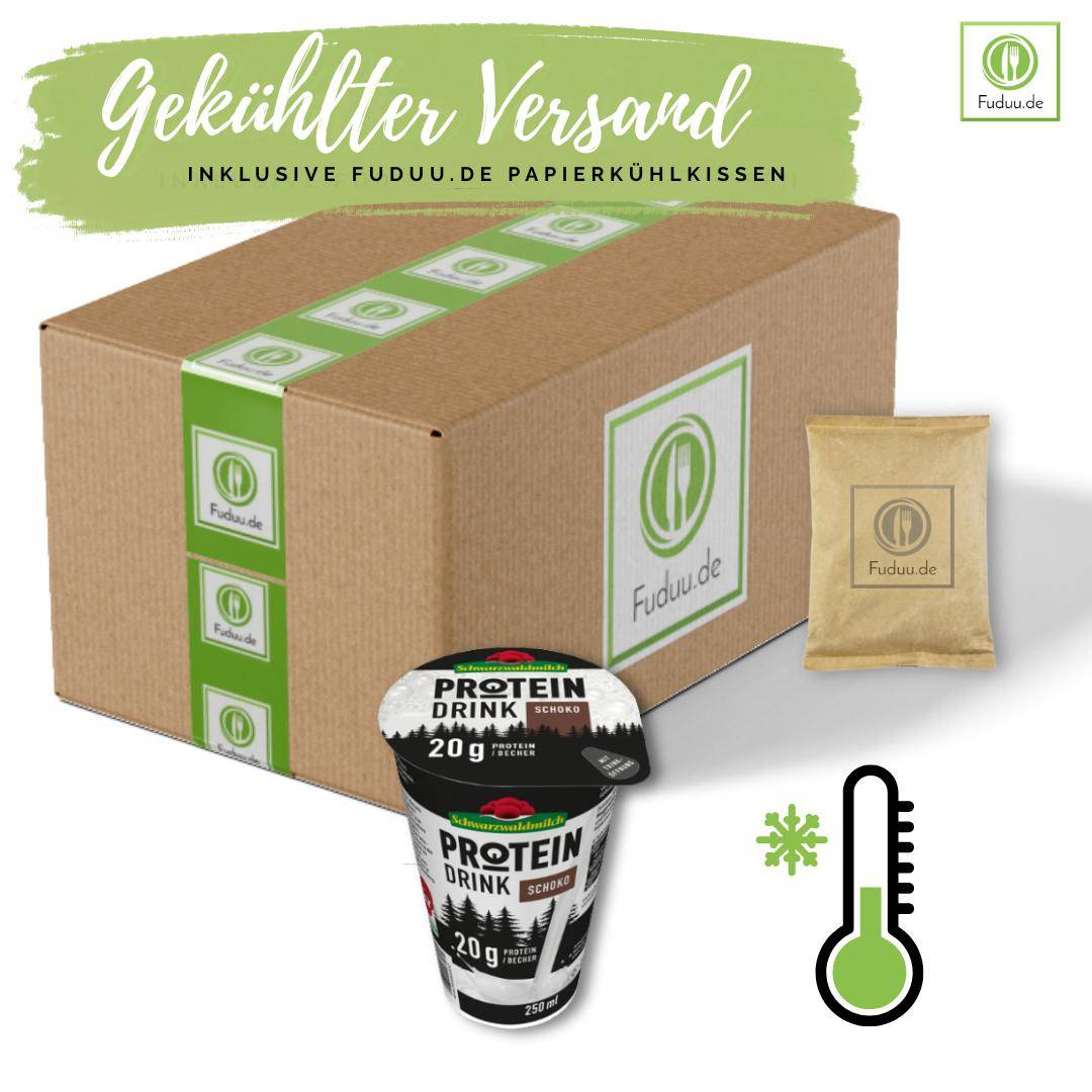 Schwarzwaldmilch - Protein Schoko Drink 0,3% Fett, 10 x 250 ml Becher Schwarzwaldmilch - Protein Schoko Drink 0,3% Fett, 10 x 250 ml Becher