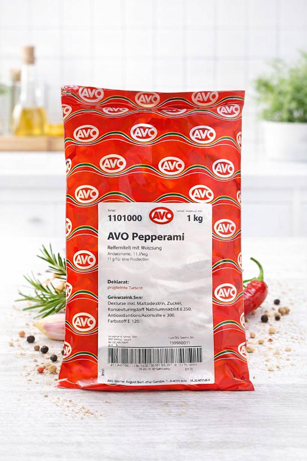 AVO - Pepperami/ Mettenden Free, 1 kg Beutel