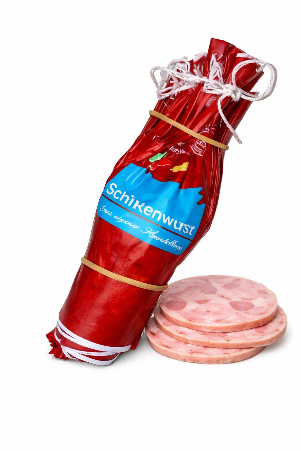 Walsroder - F plus braun, Hausdruck "Schinkenwurst", Kaliber 55/21 mm, 1 Bund Walsroder - F plus braun, Hausdruck "Schinkenwurst", Kaliber 55/21 mm, 1 Bund