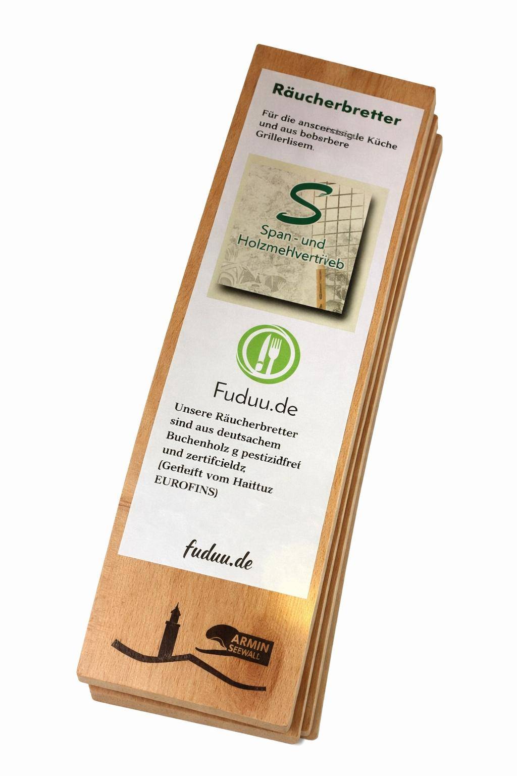 Fuduu.de - BBQ Räucherbrett, Buchenholz, XL, 3 Stück Fuduu.de - BBQ Räucherbrett, Buchenholz, XL, 3 Stück