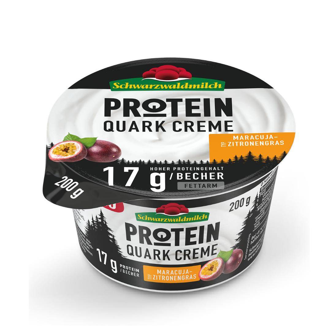 Schwarzwaldmilch - Protein Quark Creme "Maracuja-Typ" 0,2%, 8 x 250 g Becher