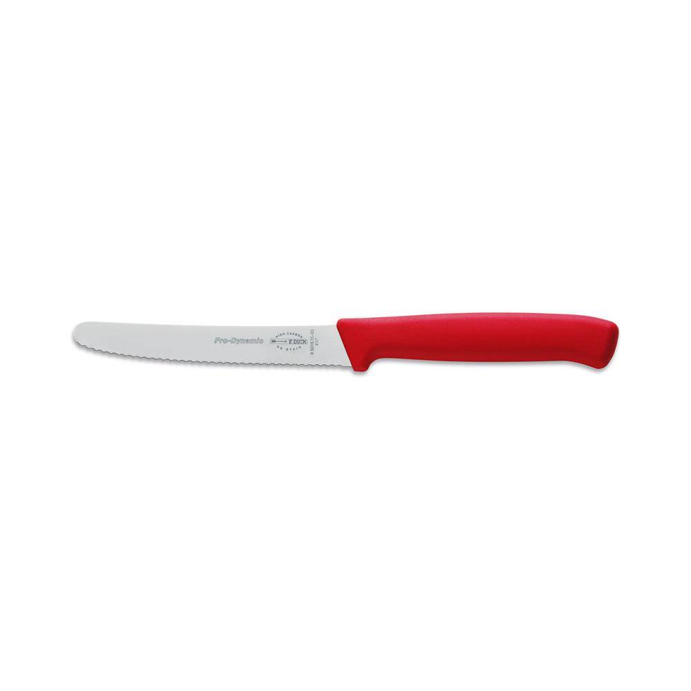 F. DICK - ProDynamic Allzweckmesser, Wellenschliff, 11 cm, rot, 8501511-03