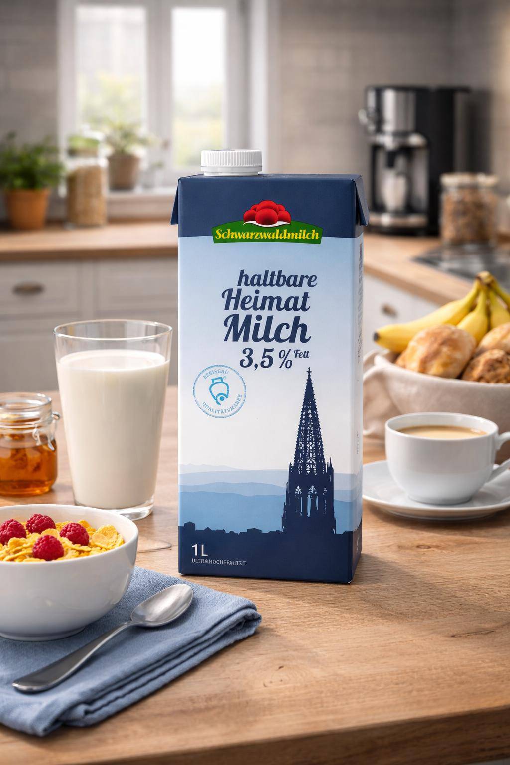 Schwarzwaldmilch - Heimat H-Milch 3,5%, 12 x 1 Liter