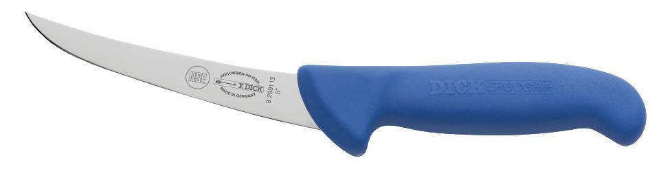 F. DICK - ErgoGrip Ausbeinmesser, geschweifte Klinge, steif, 13 cm, blau, 8299113
