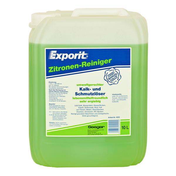 Exporit - Zitronenreiniger, 10 Liter Kanister