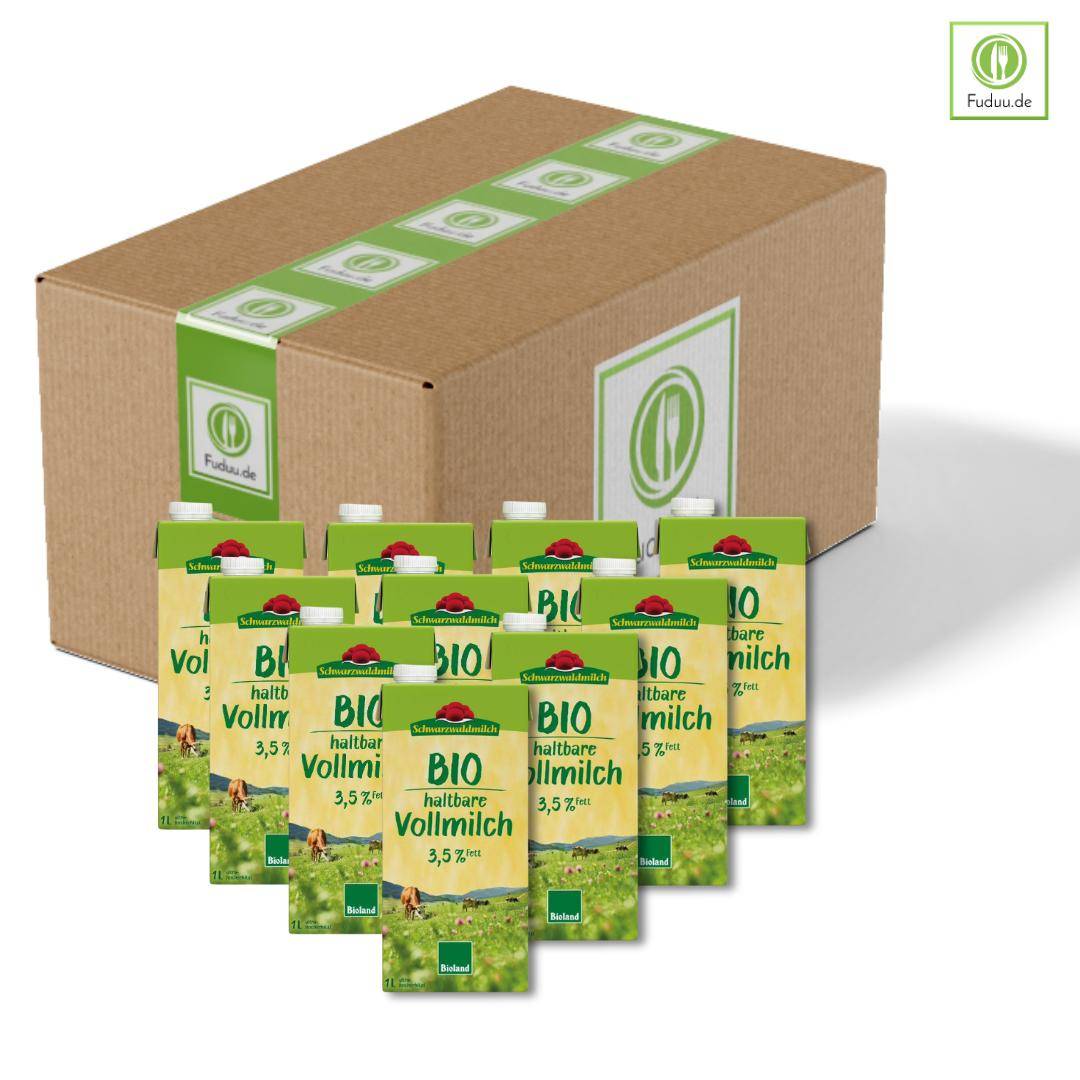Schwarzwaldmilch Bioland - H-Vollmilch 3,5%, 12 x 1 Liter