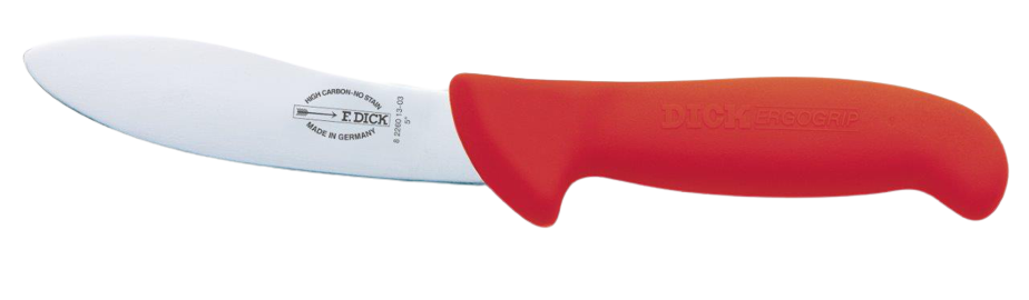 F. DICK - ErgoGrip Schafabhäutemesser, 13 cm, rot, 82260131-03