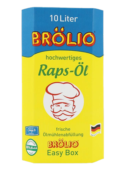 Brölio - Rapsöl, 10 Liter Bag-in-Box Brölio - Rapsöl, 10 Liter Bag-in-Box