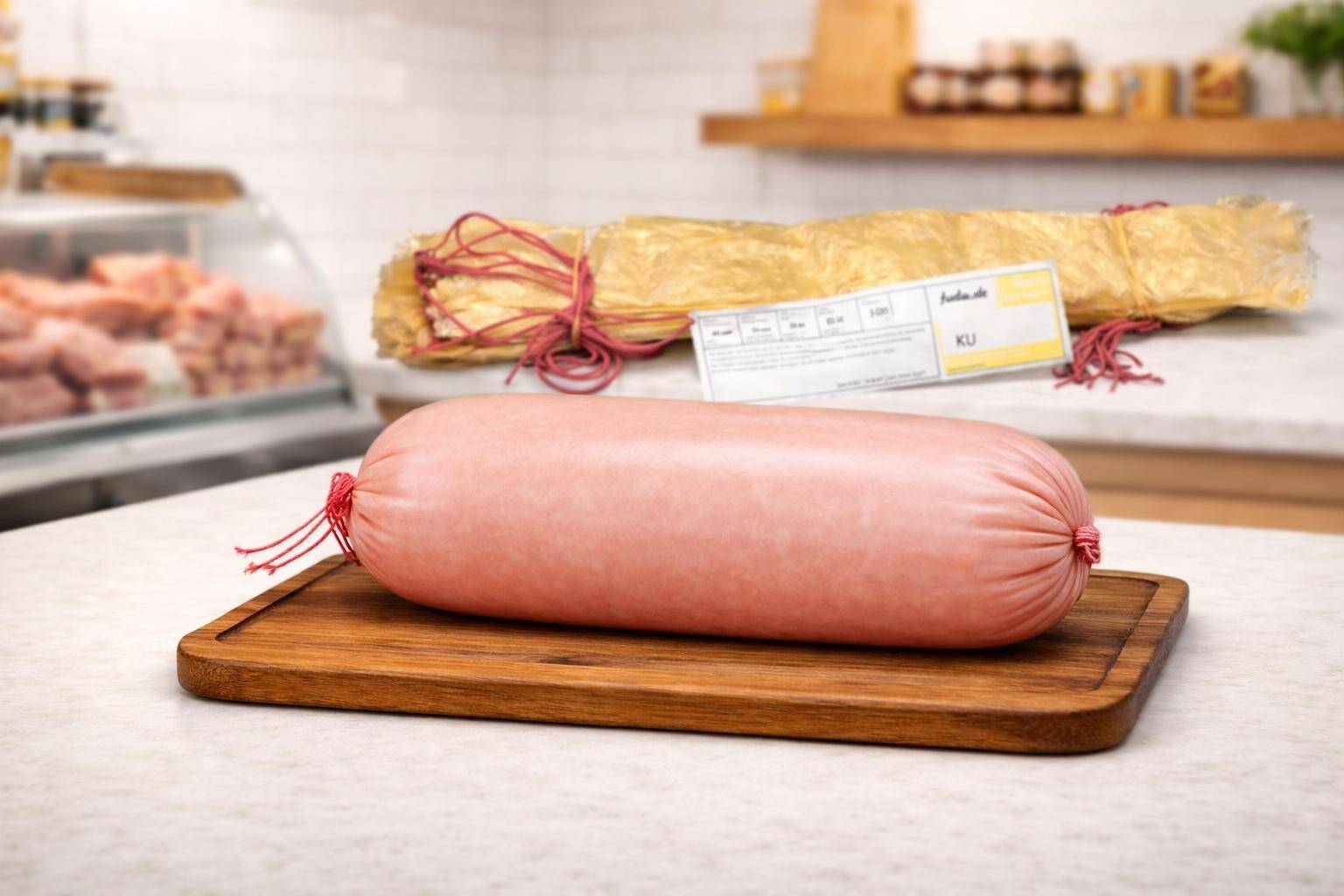 Fuduu.de - Kranzdarm, rot abgebunden, Kaliber 43/50 cm, 1 Bund Fuduu.de - Kranzdarm, rot abgebunden, Kaliber 43/50 cm, 1 Bund