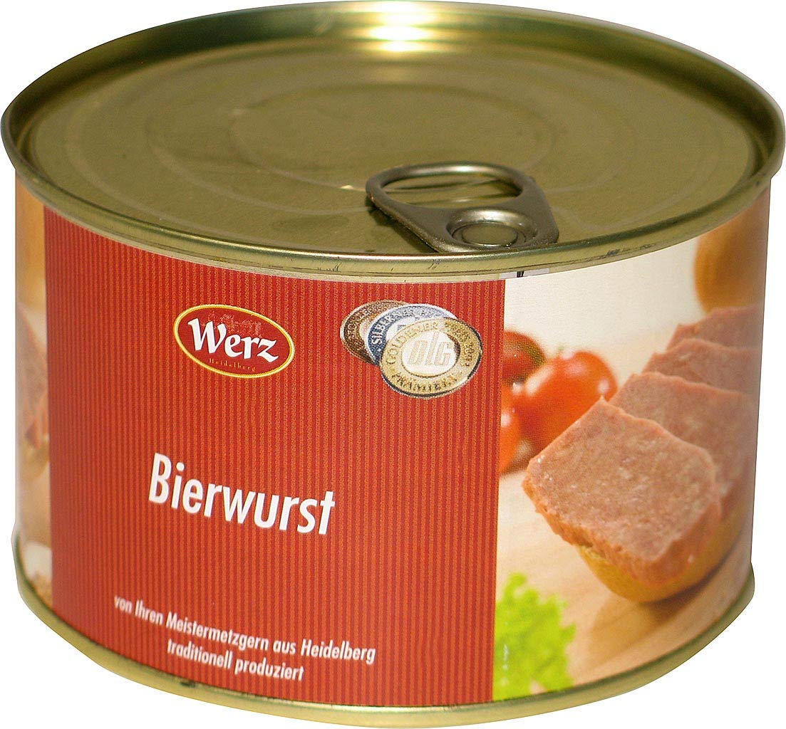 Werz - Vollkonserven Bierwurst, 400 g Dose Werz - Vollkonserven Bierwurst, 400 g Dose