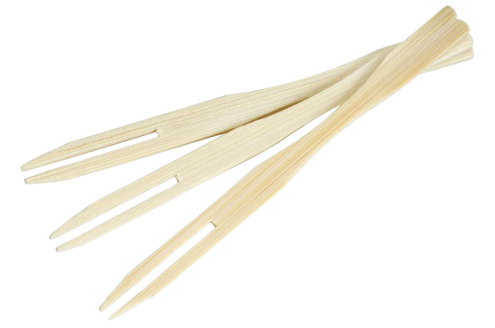 Best4Food - Party-Gabeln/Fruchtgabeln aus Bambus, 100mm, 1000 Stück Best4Food - Party-Gabeln/Fruchtgabeln aus Bambus, 100mm, 1000 Stück