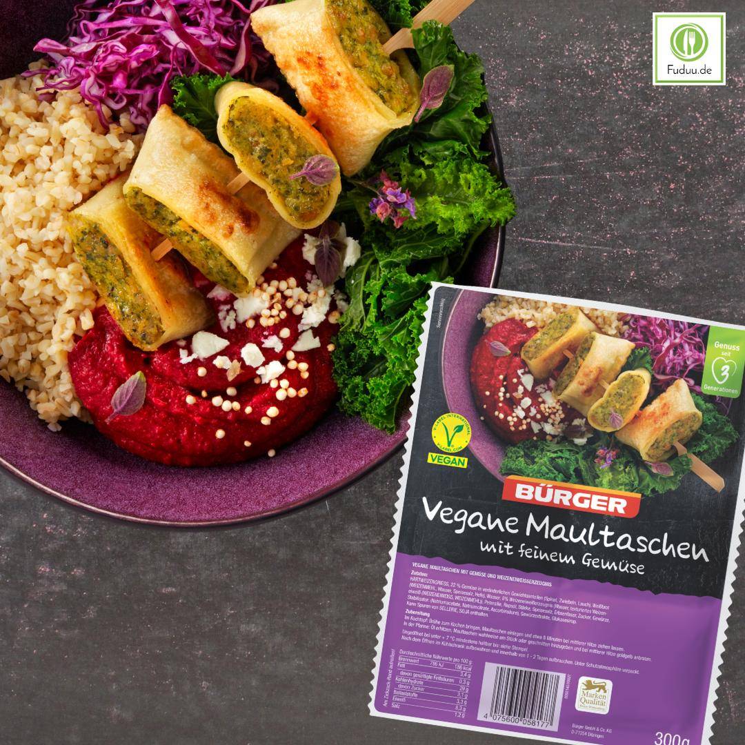 Bürger - "Veganes Maultaschen-Glück" - Das vegane Maultaschen Probierpaket