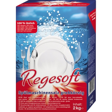 Regesoft - Spülmaschinensalz, grobkörnig, 2 kg Karton