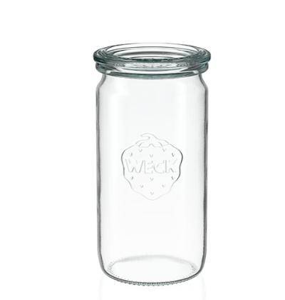 Weck - Zylinderglas mit Deckel, 340 ml, 975, 6 Stück