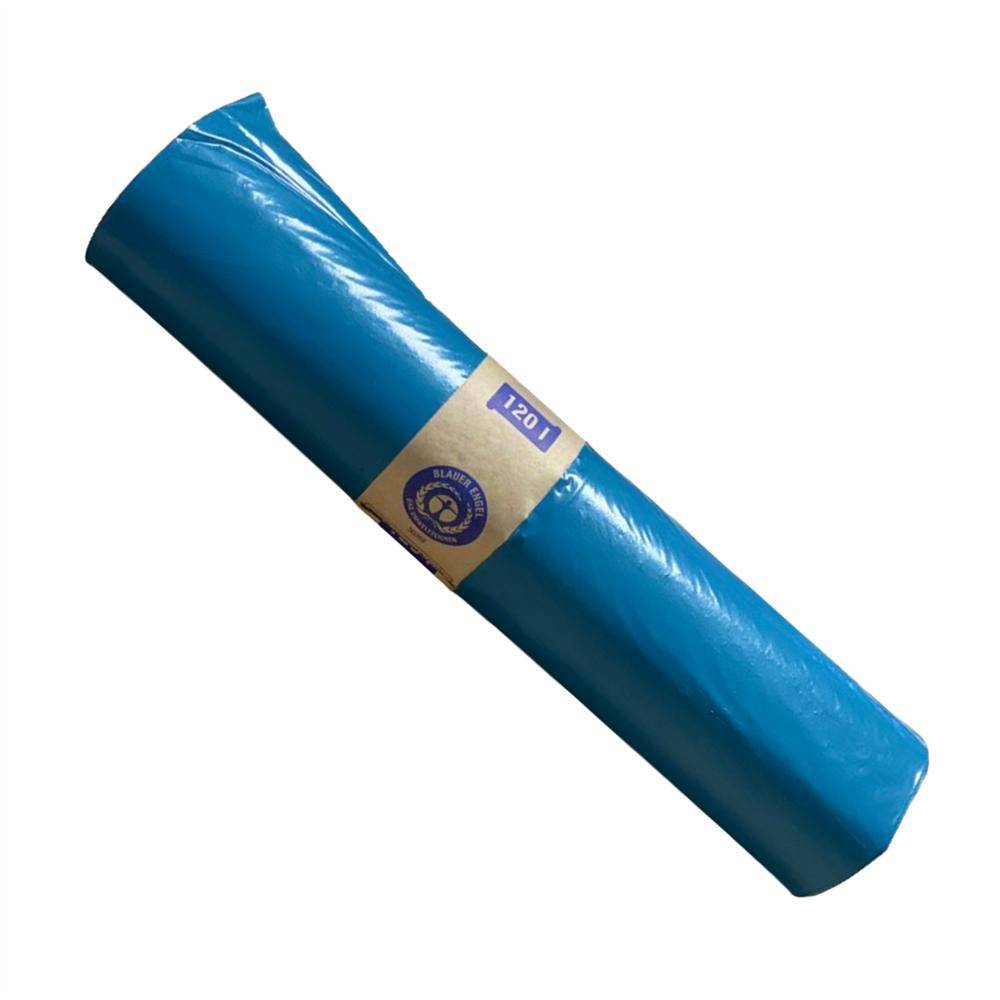 Fuduu.de - Müllbeutel/Abfallsäcke, blau, 700 x 1100 x 0,028 mm, 10 Rollen á 25 Stück