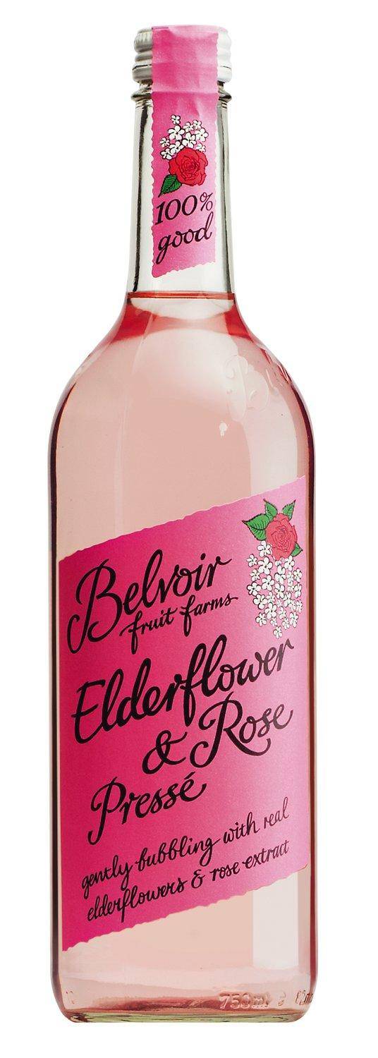 Belvoir - Pressé Elderflower & Rose, 0,75 l Flasche - MHD: 01/2026