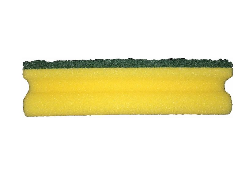 Scheuerschwamme mit Padvlies grün/gelb Maße: Pack á 6 Stück Scheuerschwamme mit Padvlies grün/gelb Maße: Pack á 6 Stück