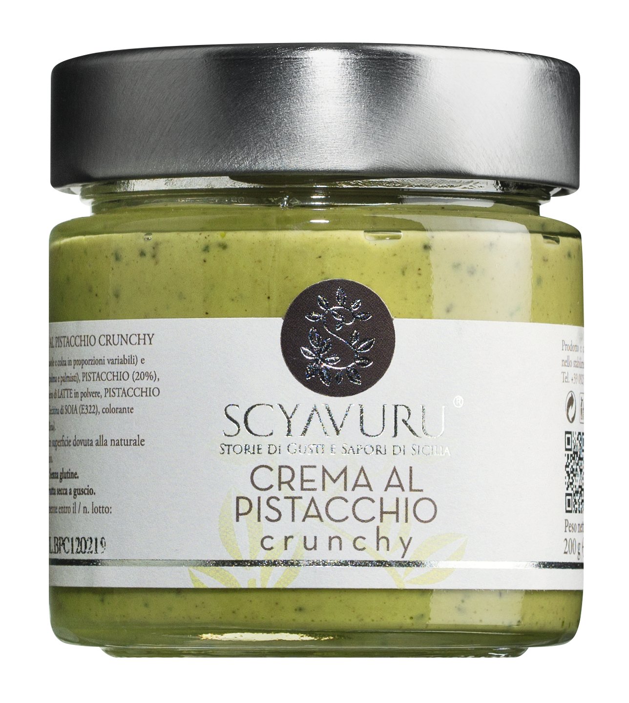 Scyavuru - Crema al pistacchio Crunchy - Pistaziencreme, 200 g Glas
