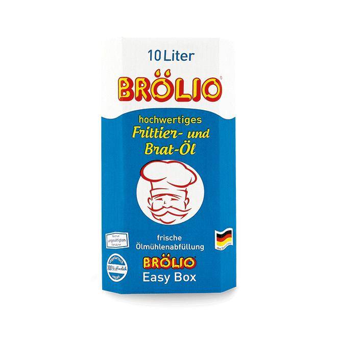 Brölio - Frittier- und Bratöl, 10 Liter Bag-in-Box
