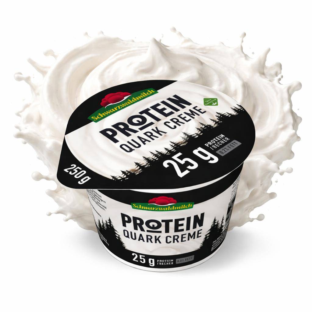 Schwarzwaldmilch - Protein Quark Creme 0,2%, 8 x 250 g Becher