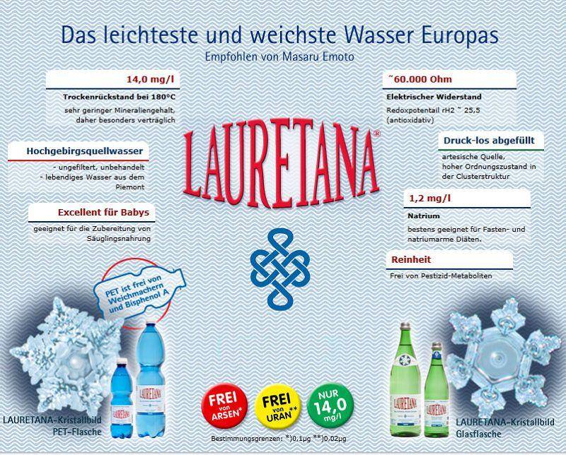 Lauretana - STILL in der 1,5 l PET Flasche, 6 Stück (inkl.Pfand)