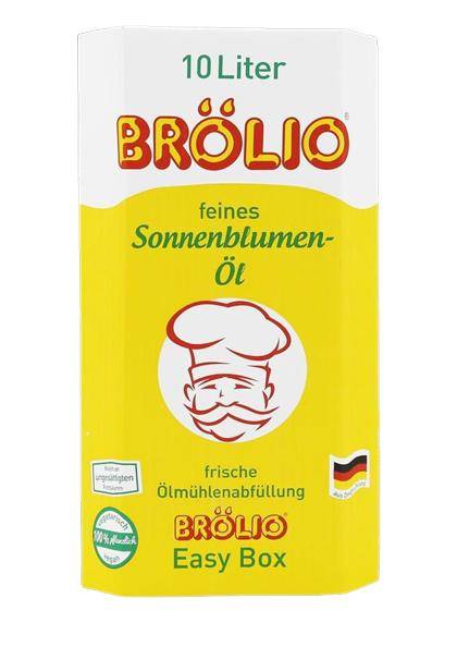 Brölio - Sonnenblumenöl, 10 Liter Bag-in-Box - MHD: 17.01.2026