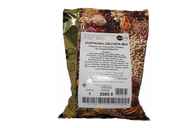 Hagesüd - Suppenklößchen-Mix, 1 kg Beutel Hagesüd - Suppenklößchen-Mix, 1 kg Beutel